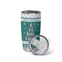 Sanitizer Merry Christmas Tumbler Cup Xmas Holiday Patterns - Wonder Print Shop
