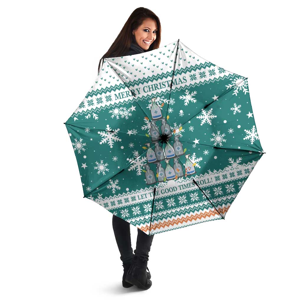 Sanitizer Merry Christmas Umbrella Xmas Holiday Patterns - Wonder Print Shop