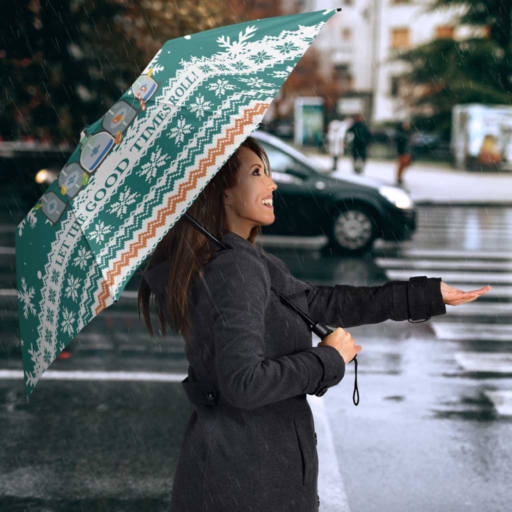 Sanitizer Merry Christmas Umbrella Xmas Holiday Patterns - Wonder Print Shop