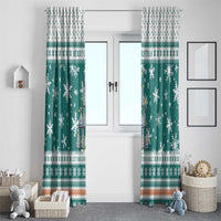 Sanitizer Merry Christmas Window Curtain Xmas Holiday Patterns - Wonder Print Shop