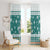 Sanitizer Merry Christmas Window Curtain Xmas Holiday Patterns - Wonder Print Shop