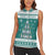 Sanitizer Merry Christmas Women Sleeveless Polo Shirt Xmas Holiday Patterns - Wonder Print Shop
