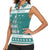 Sanitizer Merry Christmas Women Sleeveless Polo Shirt Xmas Holiday Patterns - Wonder Print Shop