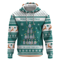 Sanitizer Merry Christmas Zip Hoodie Xmas Holiday Patterns - Wonder Print Shop