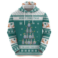Sanitizer Merry Christmas Zip Hoodie Xmas Holiday Patterns - Wonder Print Shop