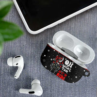 Santa And Motor Christmas AirPods Case Xmas Holiday Patterns - Wonder Print Shop