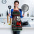 Santa And Motor Christmas Apron Xmas Holiday Patterns - Wonder Print Shop