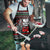 Santa And Motor Christmas Apron Xmas Holiday Patterns - Wonder Print Shop