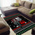 Santa And Motor Christmas Area Rug Xmas Holiday Patterns - Wonder Print Shop