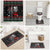 Santa And Motor Christmas Bathroom Set Xmas Holiday Patterns - Wonder Print Shop