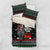 Santa And Motor Christmas Bedding Set Xmas Holiday Patterns - Wonder Print Shop