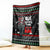 Santa And Motor Christmas Blanket Xmas Holiday Patterns - Wonder Print Shop