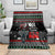 Santa And Motor Christmas Blanket Xmas Holiday Patterns - Wonder Print Shop