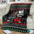 Santa And Motor Christmas Blanket Xmas Holiday Patterns - Wonder Print Shop