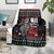 Santa And Motor Christmas Blanket Xmas Holiday Patterns - Wonder Print Shop