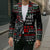 Santa And Motor Christmas Blazer Xmas Holiday Patterns - Wonder Print Shop