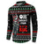 Santa And Motor Christmas Button Sweatshirt Xmas Holiday Patterns - Wonder Print Shop