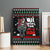 Santa And Motor Christmas Canvas Wall Art Xmas Holiday Patterns - Wonder Print Shop