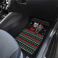 Santa And Motor Christmas Car Mats Xmas Holiday Patterns - Wonder Print Shop