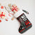 Santa And Motor Christmas Stocking Xmas Holiday Patterns - Wonder Print Shop