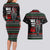 Santa And Motor Christmas Couples Matching Long Sleeve Bodycon Dress and Hawaiian Shirt Xmas Holiday Patterns - Wonder Print Shop