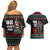 Santa And Motor Christmas Couples Matching Off Shoulder Short Dress and Hawaiian Shirt Xmas Holiday Patterns - Wonder Print Shop