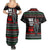 Santa And Motor Christmas Couples Matching Summer Maxi Dress and Hawaiian Shirt Xmas Holiday Patterns - Wonder Print Shop