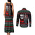 Santa And Motor Christmas Couples Matching Tank Maxi Dress and Long Sleeve Button Shirt Xmas Holiday Patterns - Wonder Print Shop
