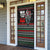 Santa And Motor Christmas Door Cover Xmas Holiday Patterns - Wonder Print Shop