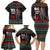 Santa And Motor Christmas Family Matching Long Sleeve Bodycon Dress and Hawaiian Shirt Xmas Holiday Patterns - Wonder Print Shop