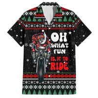 Santa And Motor Christmas Family Matching Long Sleeve Bodycon Dress and Hawaiian Shirt Xmas Holiday Patterns - Wonder Print Shop