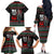 Santa And Motor Christmas Family Matching Off The Shoulder Long Sleeve Dress and Hawaiian Shirt Xmas Holiday Patterns - Wonder Print Shop