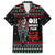 Santa And Motor Christmas Family Matching Off The Shoulder Long Sleeve Dress and Hawaiian Shirt Xmas Holiday Patterns - Wonder Print Shop