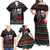 Santa And Motor Christmas Family Matching Off Shoulder Maxi Dress and Hawaiian Shirt Xmas Holiday Patterns - Wonder Print Shop