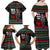 Santa And Motor Christmas Family Matching Off Shoulder Maxi Dress and Hawaiian Shirt Xmas Holiday Patterns - Wonder Print Shop