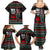 Santa And Motor Christmas Family Matching Summer Maxi Dress and Hawaiian Shirt Xmas Holiday Patterns - Wonder Print Shop