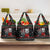 Santa And Motor Christmas Grocery Bag Xmas Holiday Patterns - Wonder Print Shop
