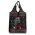 Santa And Motor Christmas Grocery Bag Xmas Holiday Patterns - Wonder Print Shop