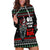 Santa And Motor Christmas Hoodie Dress Xmas Holiday Patterns - Wonder Print Shop