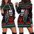 Santa And Motor Christmas Hoodie Dress Xmas Holiday Patterns - Wonder Print Shop
