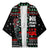 Santa And Motor Christmas Kimono Xmas Holiday Patterns - Wonder Print Shop