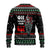 Santa And Motor Christmas Ugly Christmas Sweater Xmas Holiday Patterns - Wonder Print Shop