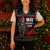 Santa And Motor Christmas Knitted V-Neck Vest Xmas Holiday Patterns - Wonder Print Shop