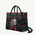 Santa And Motor Christmas Leather Bag Xmas Holiday Patterns - Wonder Print Shop