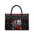 Santa And Motor Christmas Leather Bag Xmas Holiday Patterns - Wonder Print Shop