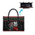 Santa And Motor Christmas Leather Bag Xmas Holiday Patterns - Wonder Print Shop