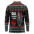 Santa And Motor Christmas Long Sleeve Polo Shirt Xmas Holiday Patterns - Wonder Print Shop