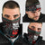 Santa And Motor Christmas Neck Gaiter Xmas Holiday Patterns - Wonder Print Shop