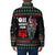 Santa And Motor Christmas Padded Jacket Xmas Holiday Patterns - Wonder Print Shop