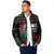 Santa And Motor Christmas Padded Jacket Xmas Holiday Patterns - Wonder Print Shop